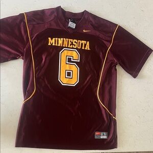 Nike Burgundy Minnesota Men's Jersey #6